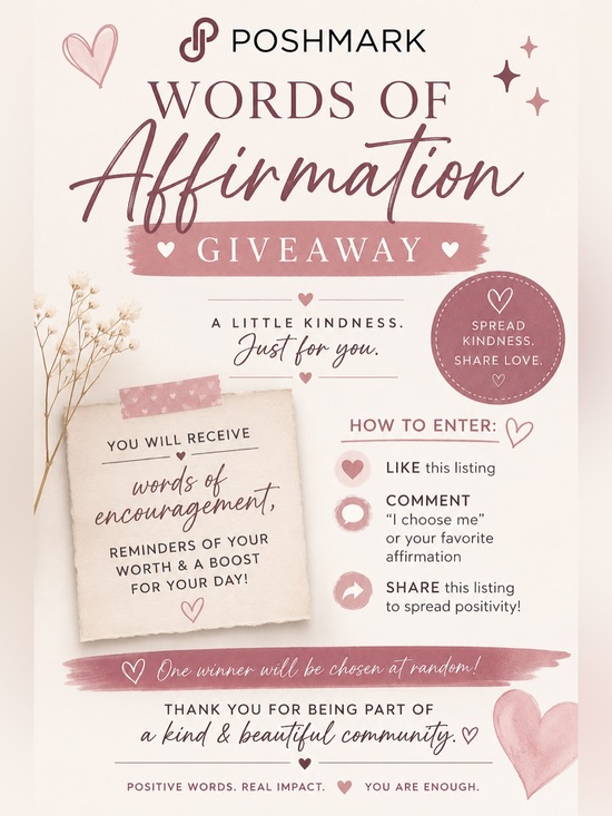 Other - Words of Affirmation Giveaway